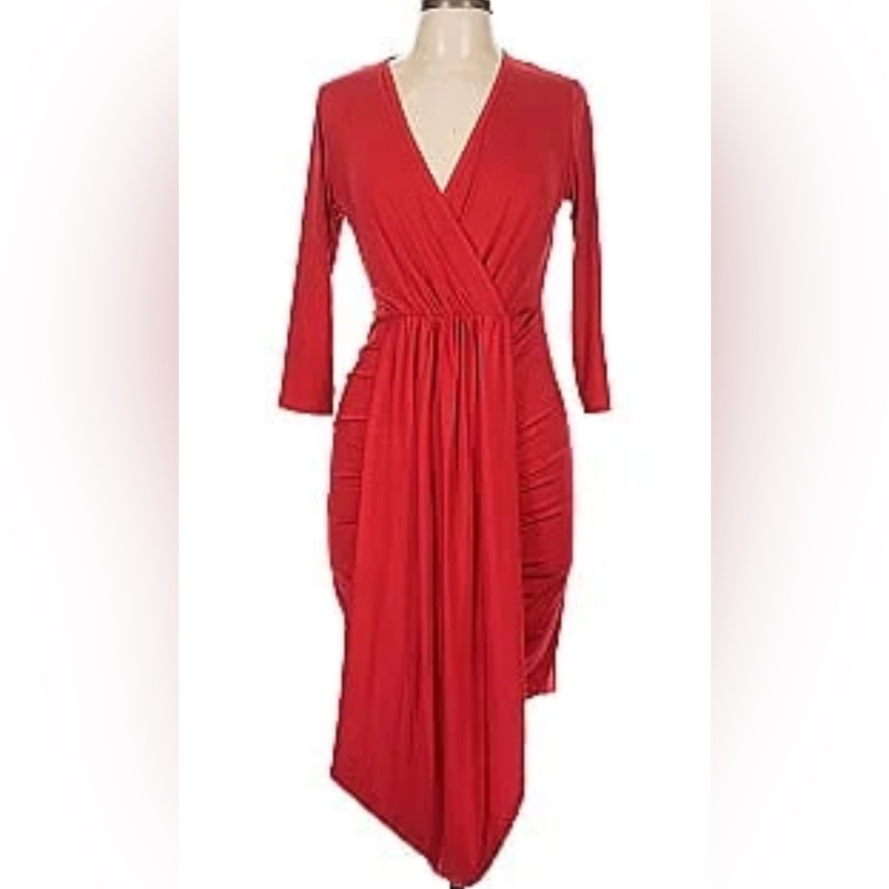 Vintage Club L London 80s Jersey Dress 12